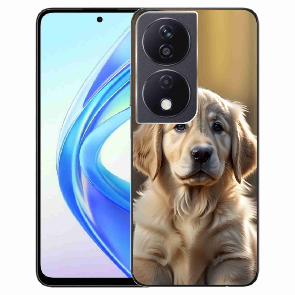 Gelový kryt mmCase na Honor X7b - roztomilý zlatý retrívr