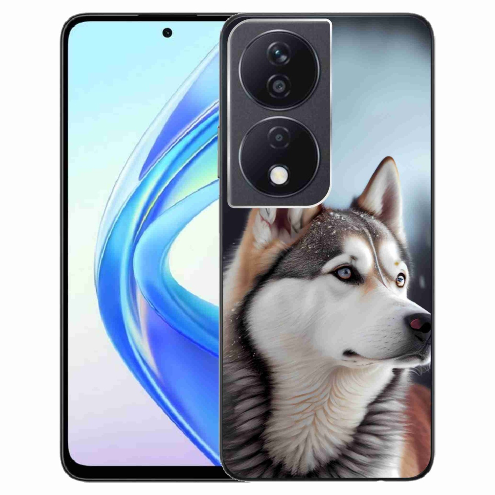 Gelový kryt mmCase na Honor X7b - sibiřský husky
