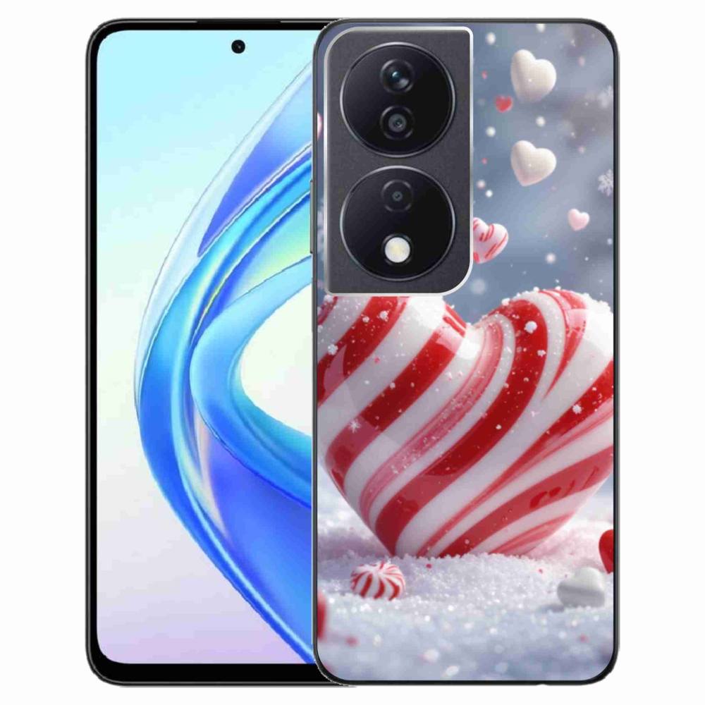 Gelový kryt mmCase na Honor X7b - sladké srdce