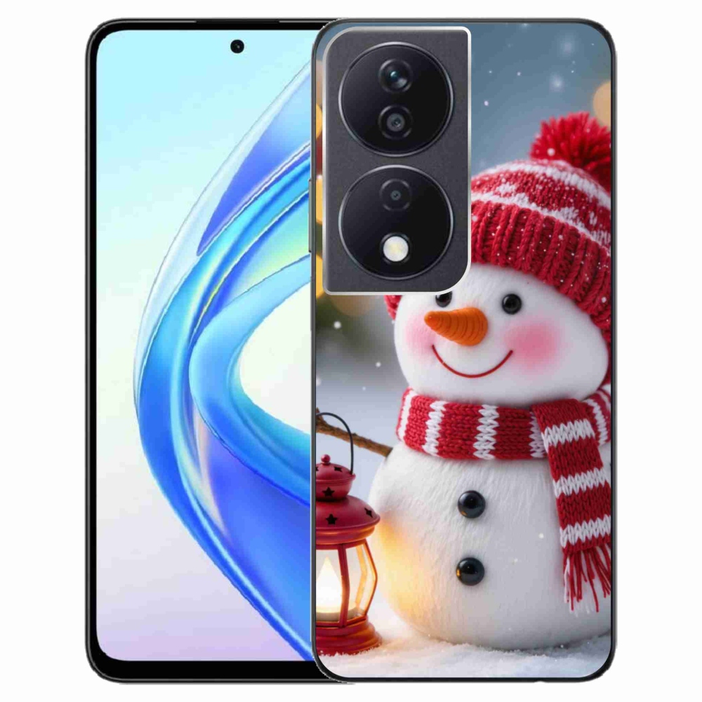 Gelový kryt mmCase na Honor X7b - sněhulák 2