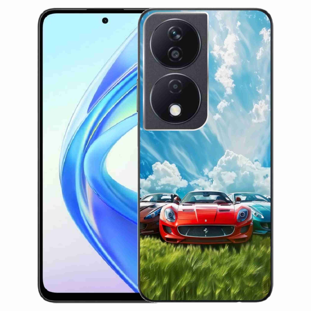 Gelový kryt mmCase na Honor X7b - sportovní vozy