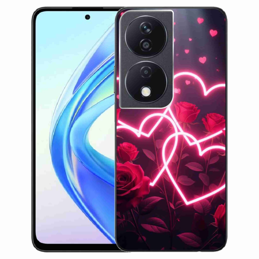 Gelový kryt mmCase na Honor X7b - srdce lásky