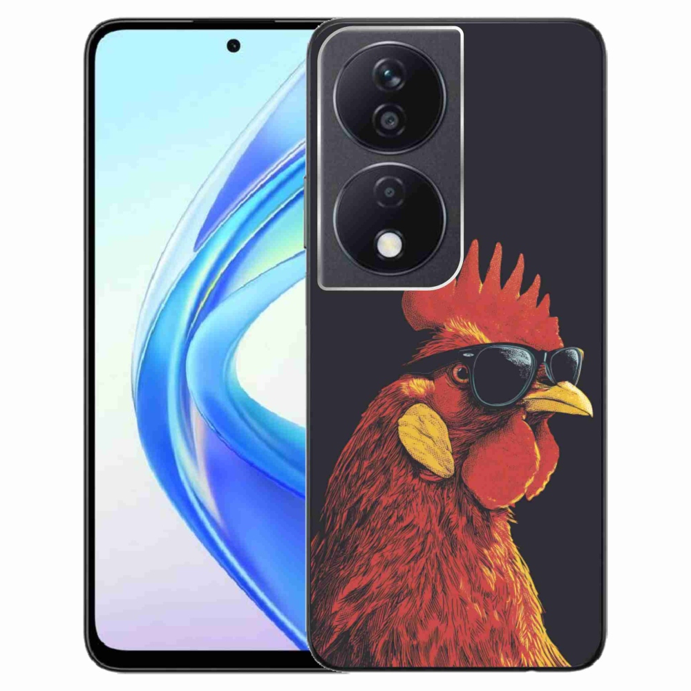 Gelový kryt mmCase na Honor X7b - stylový kohout