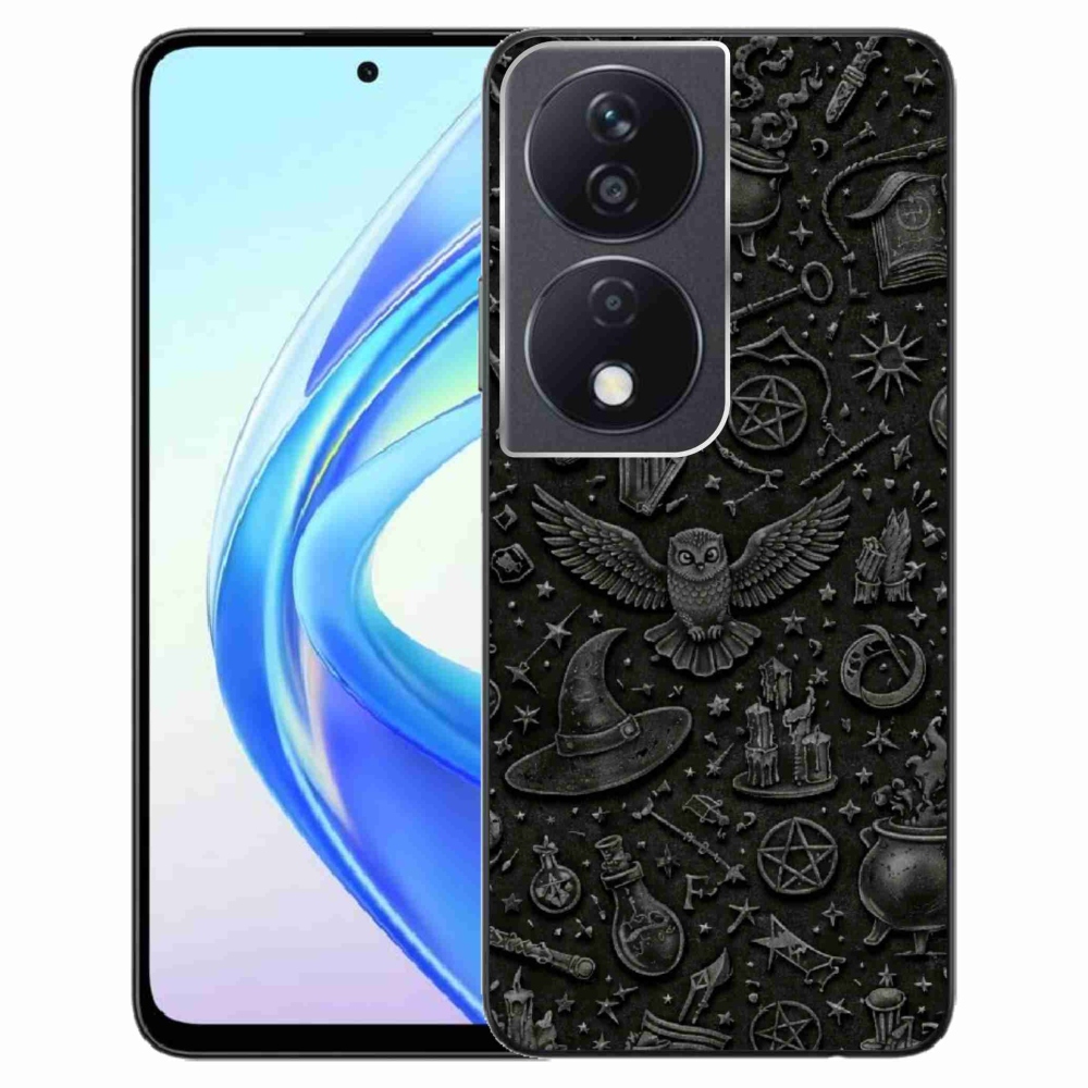 Gelový kryt mmCase na Honor X7b - tmavý magický svět