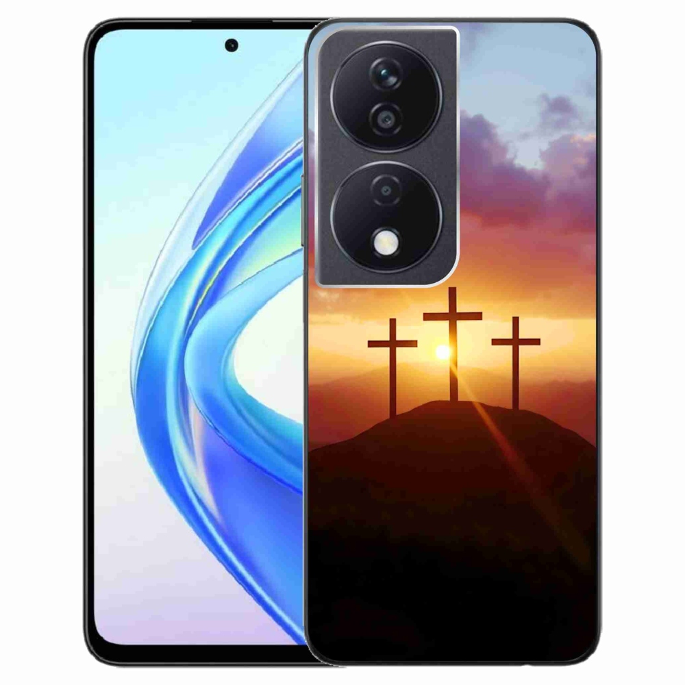 Gelový kryt mmCase na Honor X7b - tři kříže