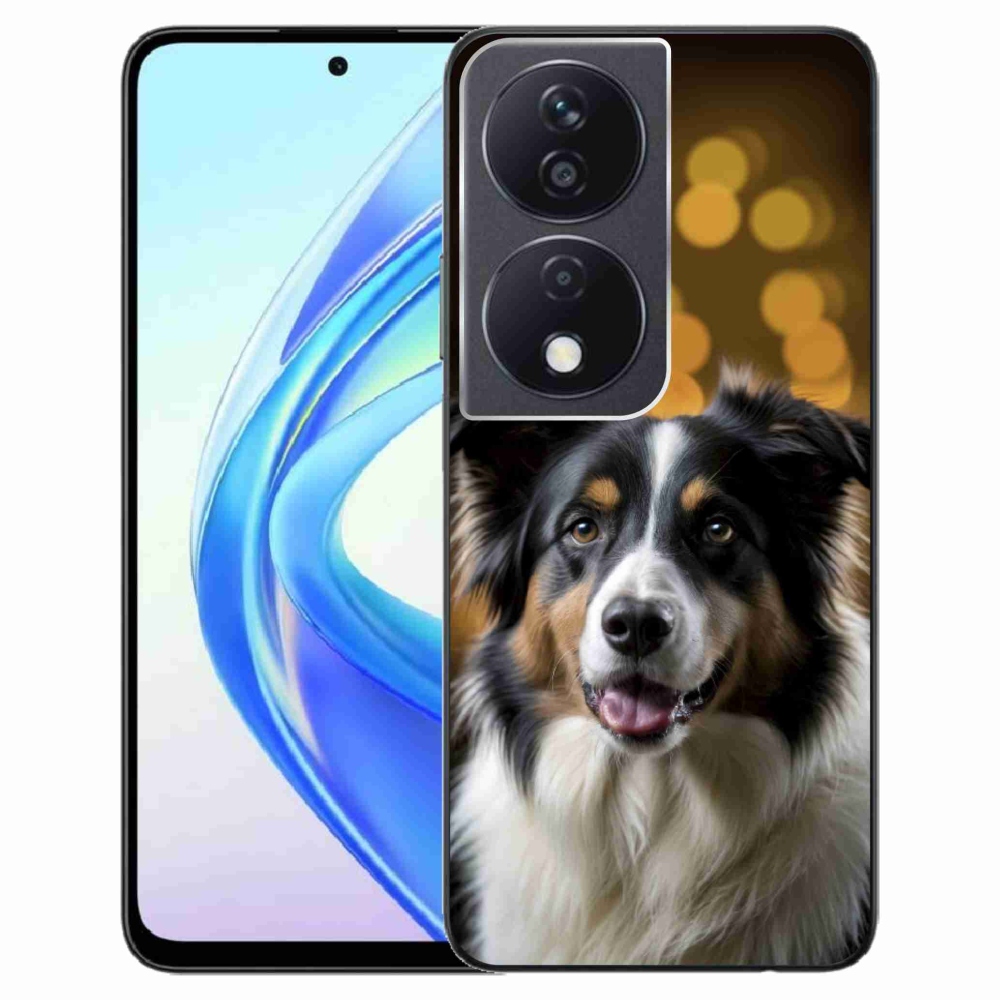 Gelový kryt mmCase na Honor X7b - usměvavý australský ovčák