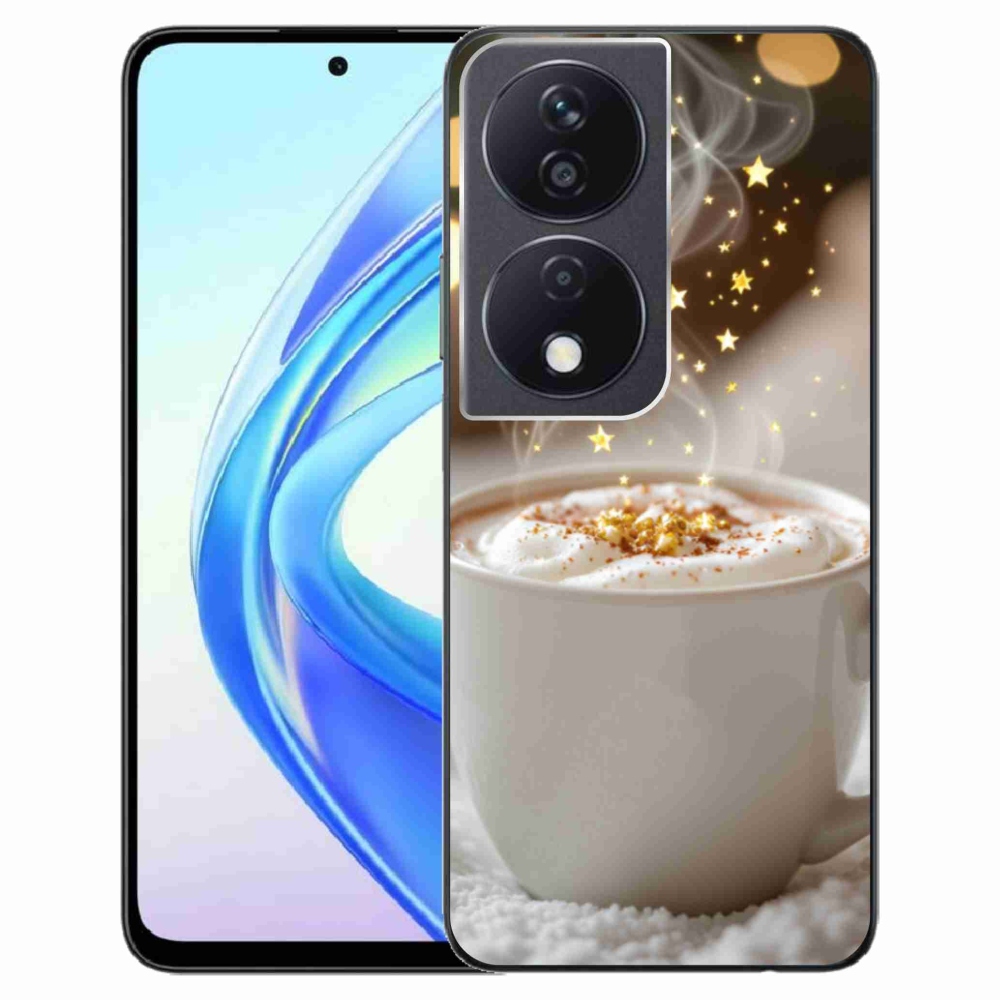 Gelový kryt mmCase na Honor X7b - vánoční horký nápoj