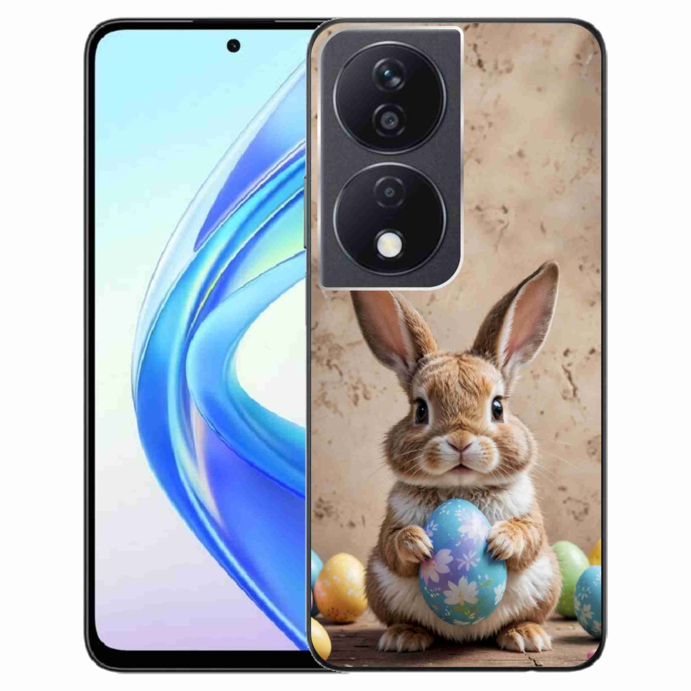 Gelový kryt mmCase na Honor X7b - velikonoční králíček
