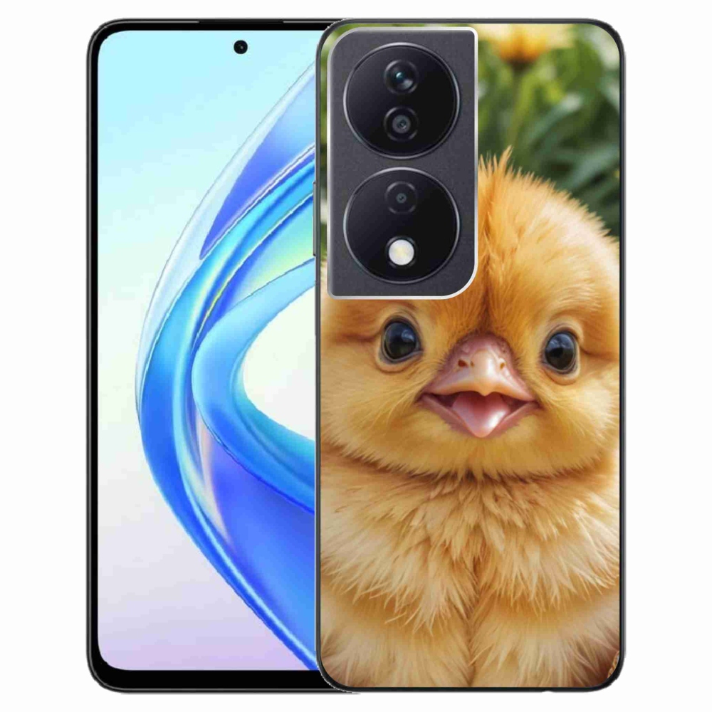 Gelový kryt mmCase na Honor X7b - veselé kuřátko