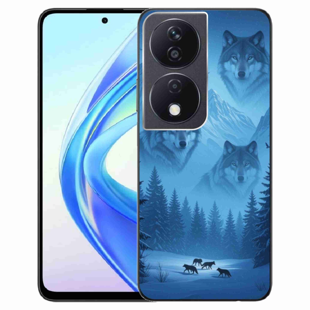 Gelový kryt mmCase na Honor X7b - vlčí smečka