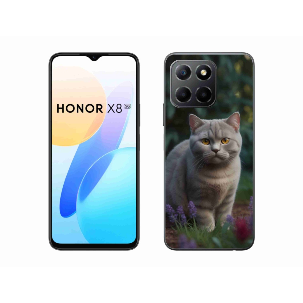 Gelový kryt mmCase na Honor X8 5G/Honor 70 Lite 5G - britská kočka