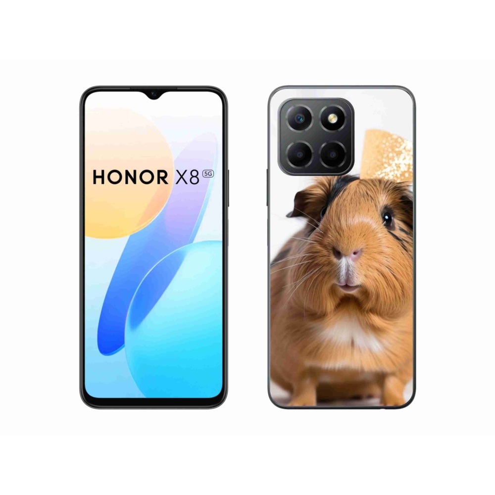 Gelový kryt mmCase na Honor X8 5G/Honor 70 Lite 5G - hnědé morče