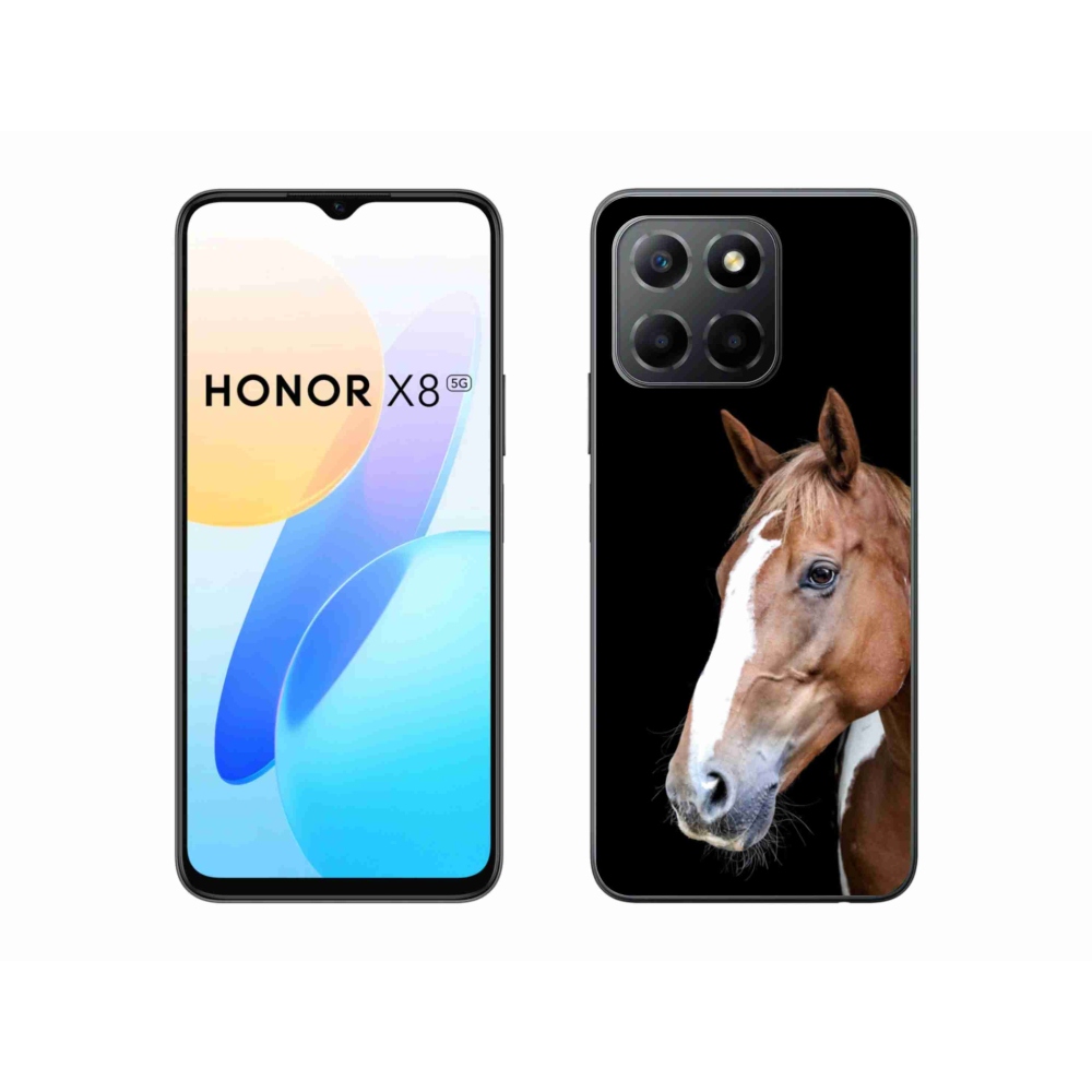 Gelový kryt mmCase na Honor X8 5G/Honor 70 Lite 5G - hnědý kůň 3