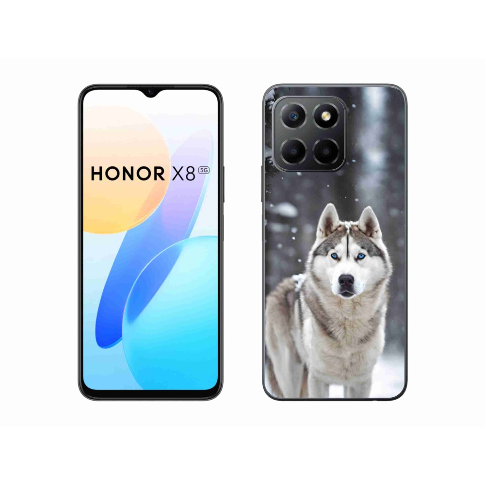 Gelový kryt mmCase na Honor X8 5G/Honor 70 Lite 5G - husky 2