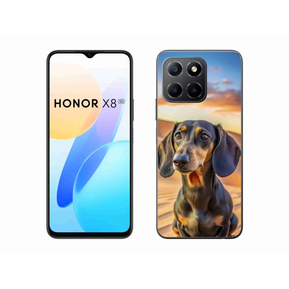 Gelový kryt mmCase na Honor X8 5G/Honor 70 Lite 5G - jezevčík 3 