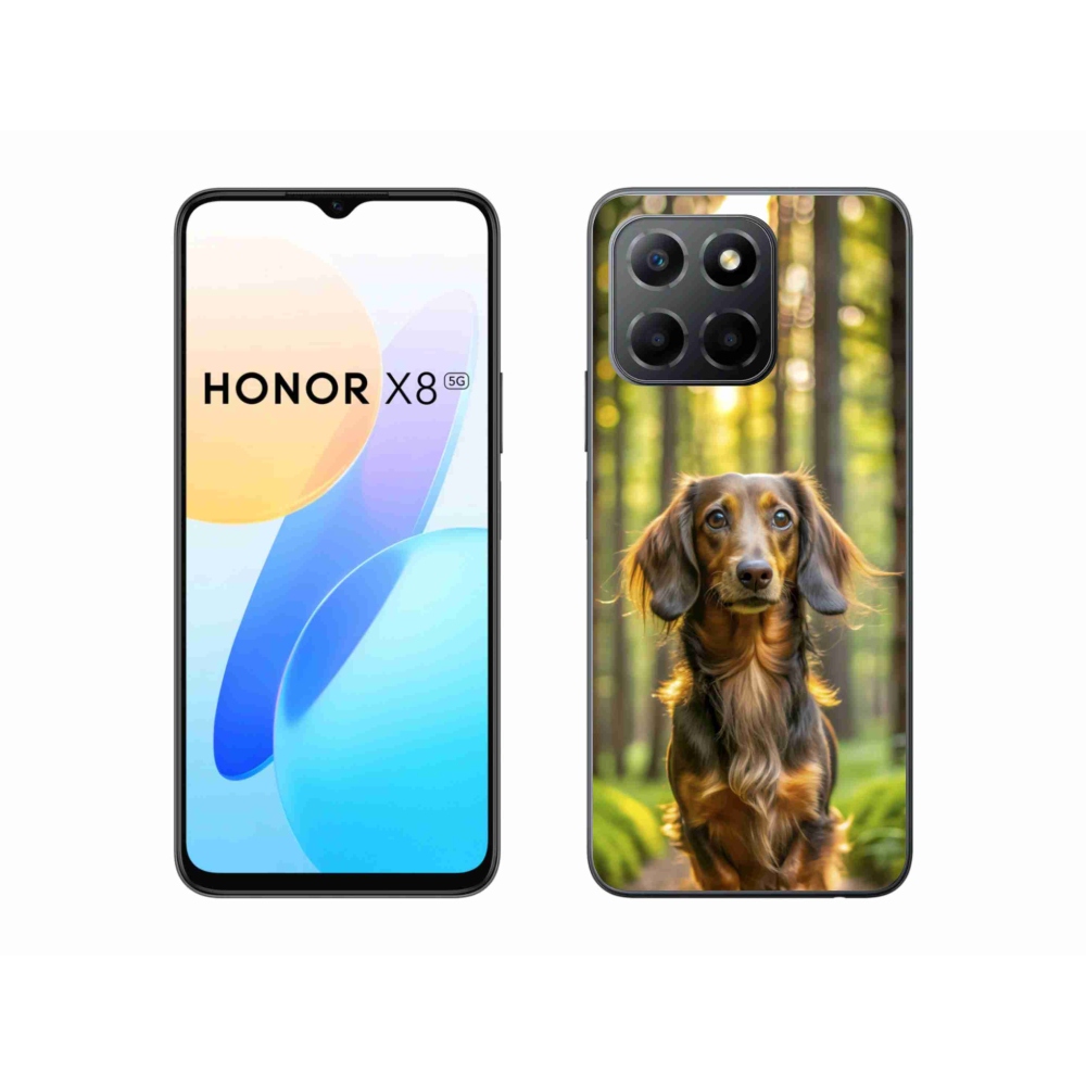Gelový kryt mmCase na Honor X8 5G/Honor 70 Lite 5G - jezevčík 4