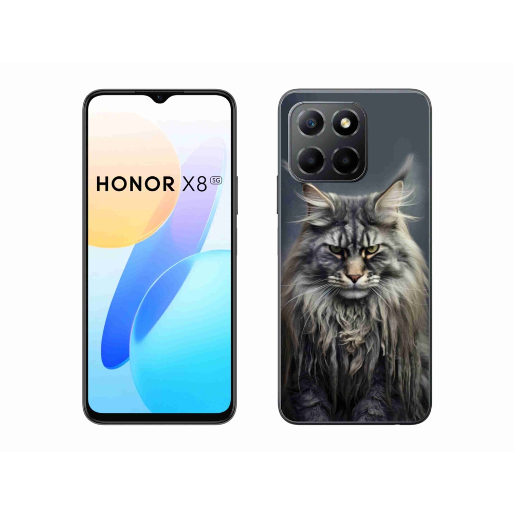 Gelový kryt mmCase na Honor X8 5G/Honor 70 Lite 5G - kočíčí pohled 4