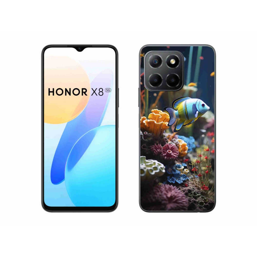 Gelový kryt mmCase na Honor X8 5G/Honor 70 Lite 5G - mořský svět 5