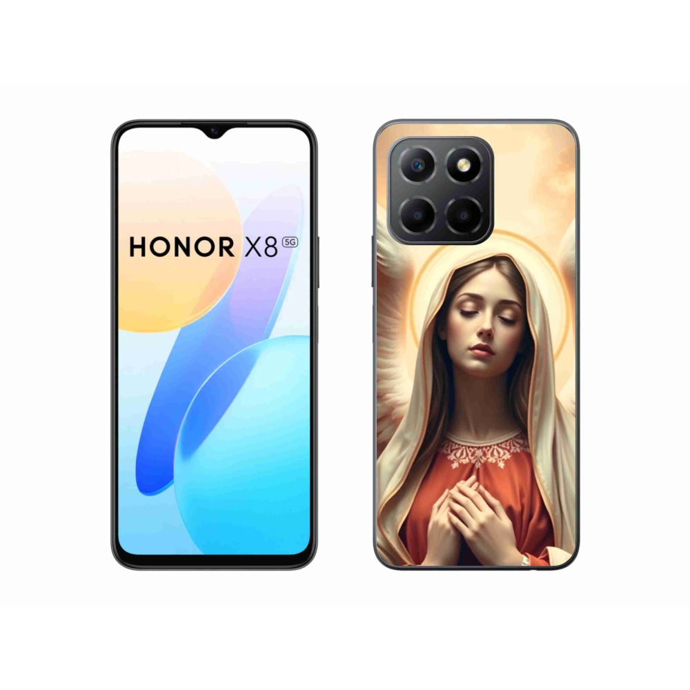 Gelový kryt mmCase na Honor X8 5G/Honor 70 Lite 5G - náboženský motiv