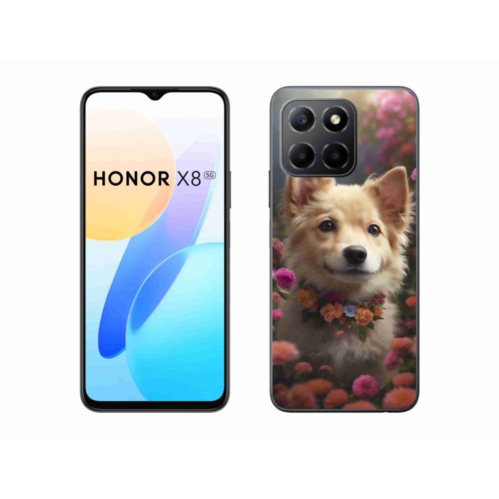 Gelový kryt mmCase na Honor X8 5G/Honor 70 Lite 5G - německý špic