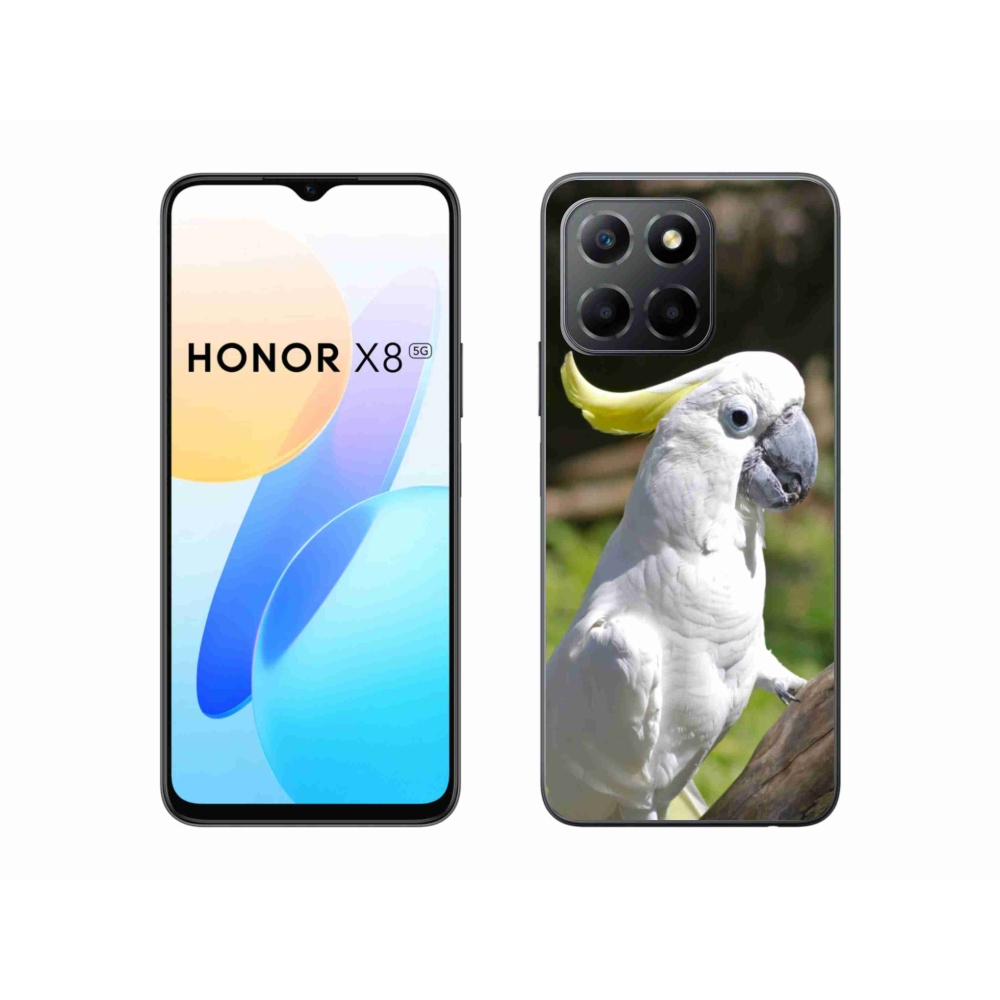 Gelový kryt mmCase na Honor X8 5G/Honor 70 Lite 5G - papoušek kakadu 2