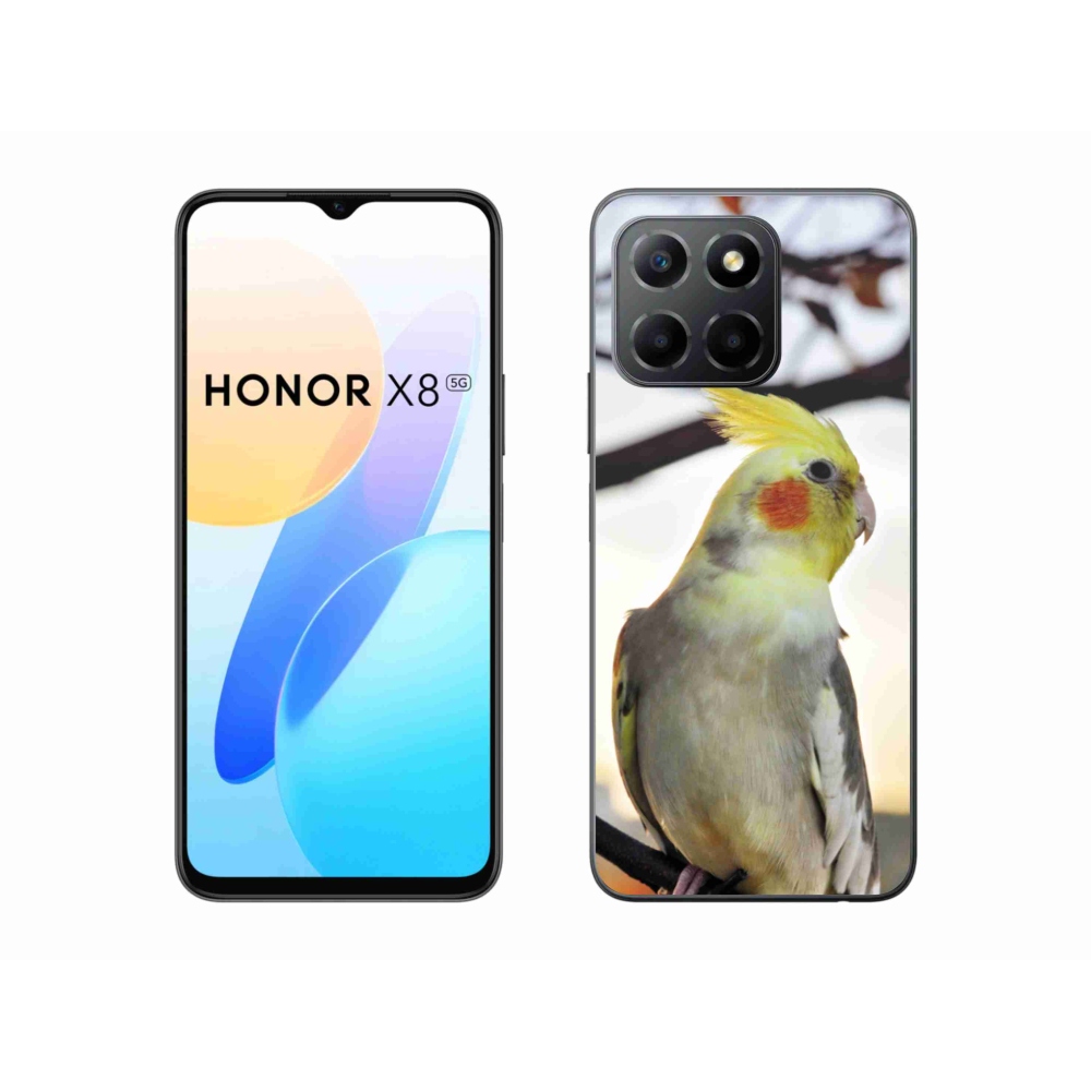 Gelový kryt mmCase na Honor X8 5G/Honor 70 Lite 5G - papoušek korela