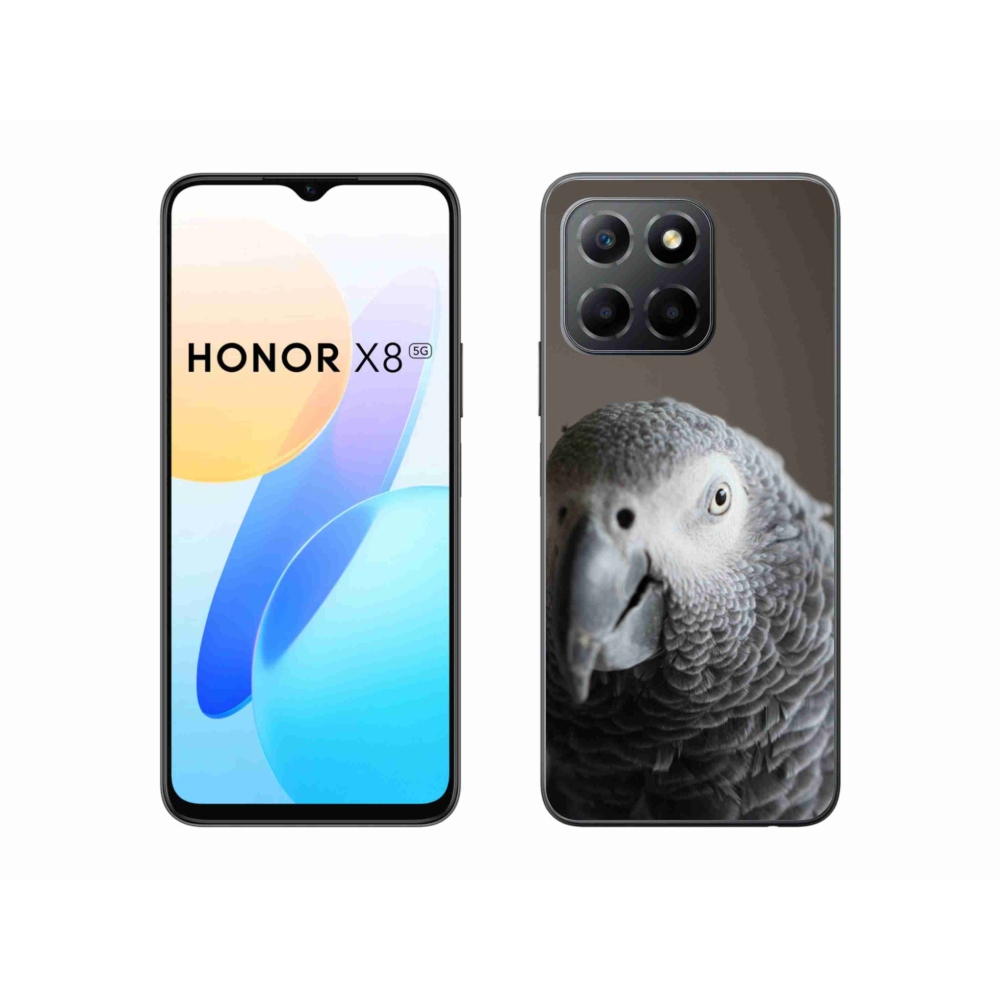 Gelový kryt mmCase na Honor X8 5G/Honor 70 Lite 5G - papoušek žako 2