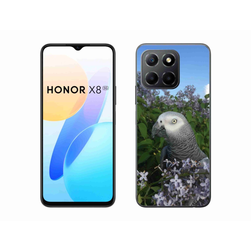 Gelový kryt mmCase na Honor X8 5G/Honor 70 Lite 5G - papoušek žako
