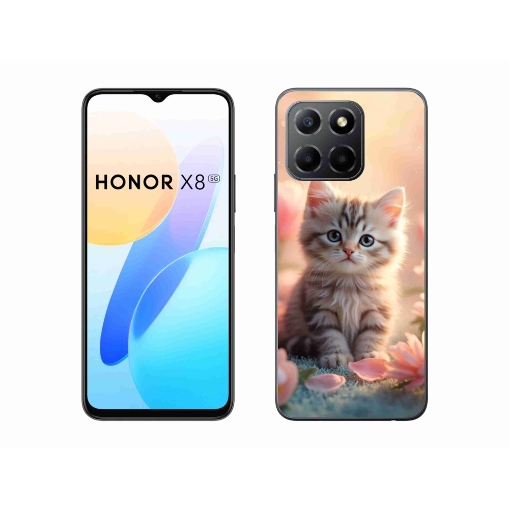 Gelový kryt mmCase na Honor X8 5G/Honor 70 Lite 5G - roztomilé kotě 8
