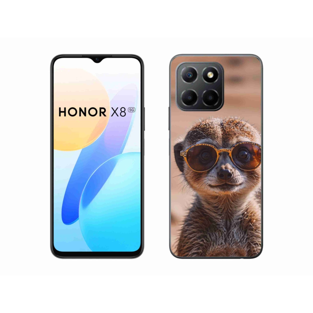 Gelový kryt mmCase na Honor X8 5G/Honor 70 Lite 5G - stylová surikata