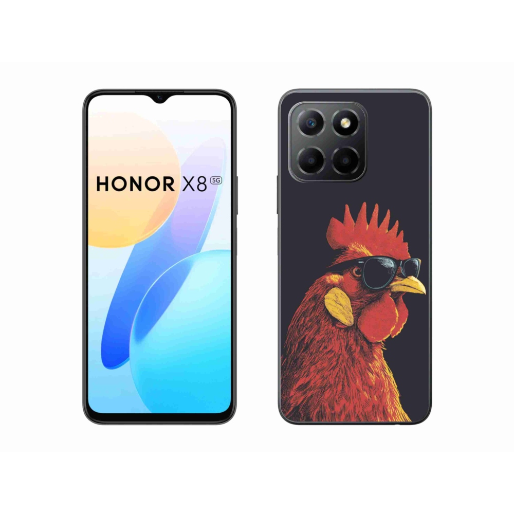 Gelový kryt mmCase na Honor X8 5G/Honor 70 Lite 5G - stylový kohout