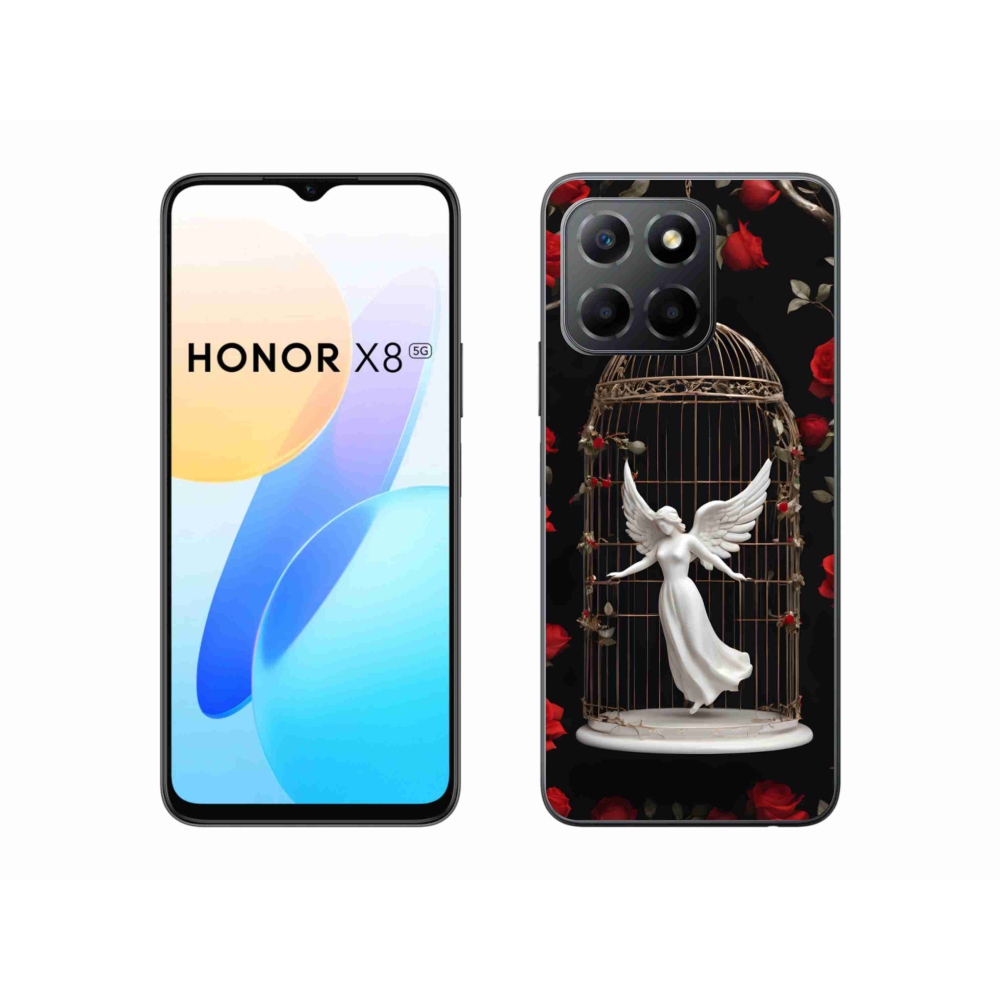 Gelový kryt mmCase na Honor X8 5G/Honor 70 Lite 5G - uvězněný anděl