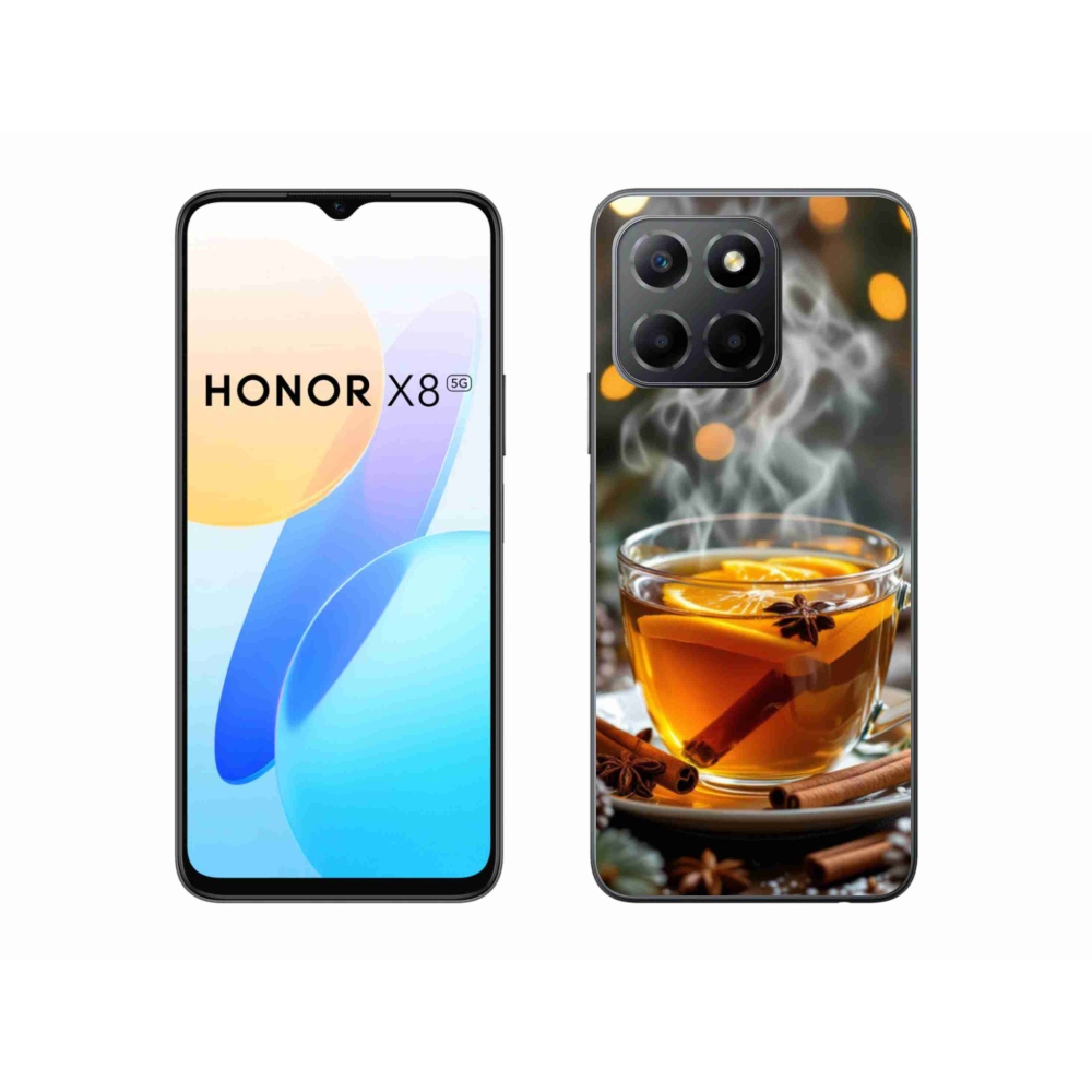 Gelový kryt mmCase na Honor X8 5G/Honor 70 Lite 5G - vánoční punč