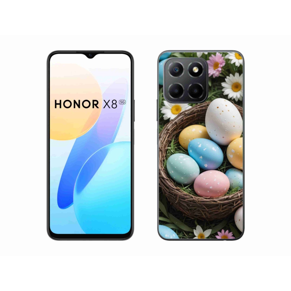 Gelový kryt mmCase na Honor X8 5G/Honor 70 Lite 5G - velikonoční vajíčka 2