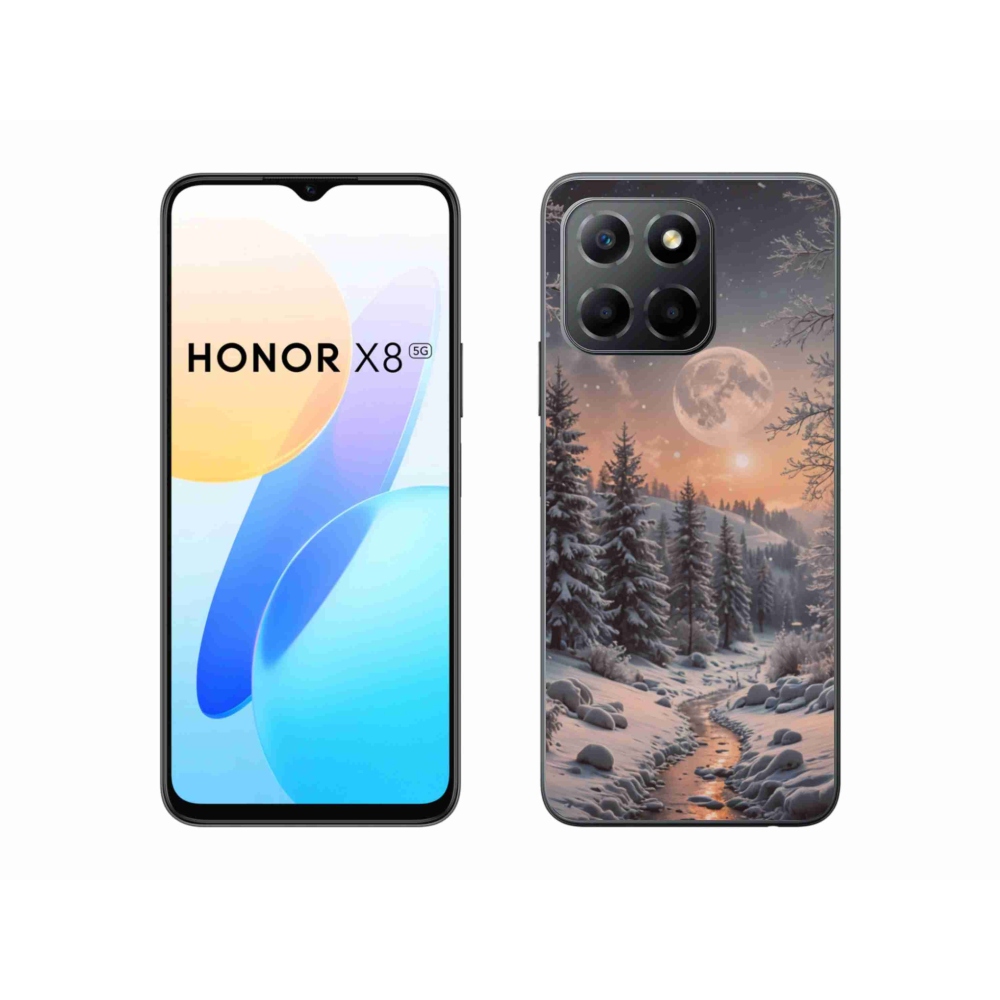 Gelový kryt mmCase na Honor X8 5G/Honor 70 Lite 5G - zimní krajina 2