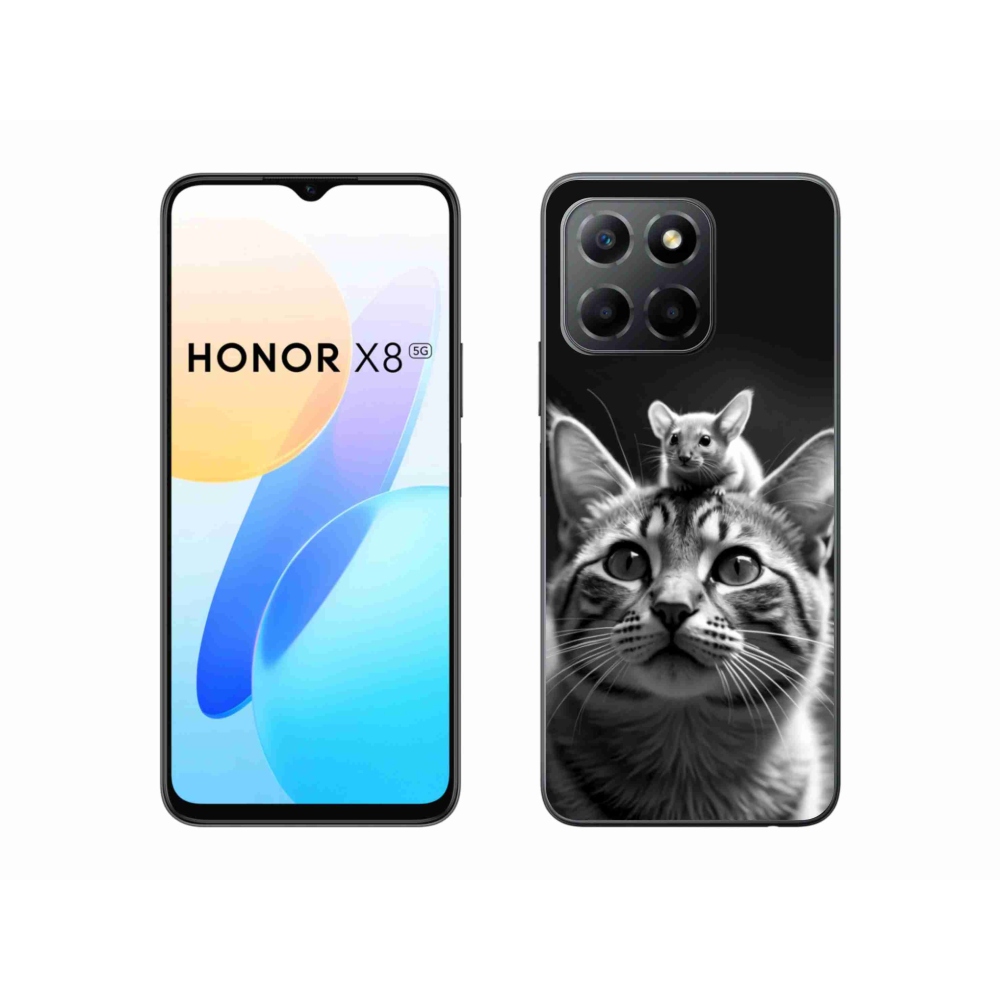 Gelový kryt mmCase na Honor X8 5G/Honor 70 Lite 5G - zvířecí přátelství 2