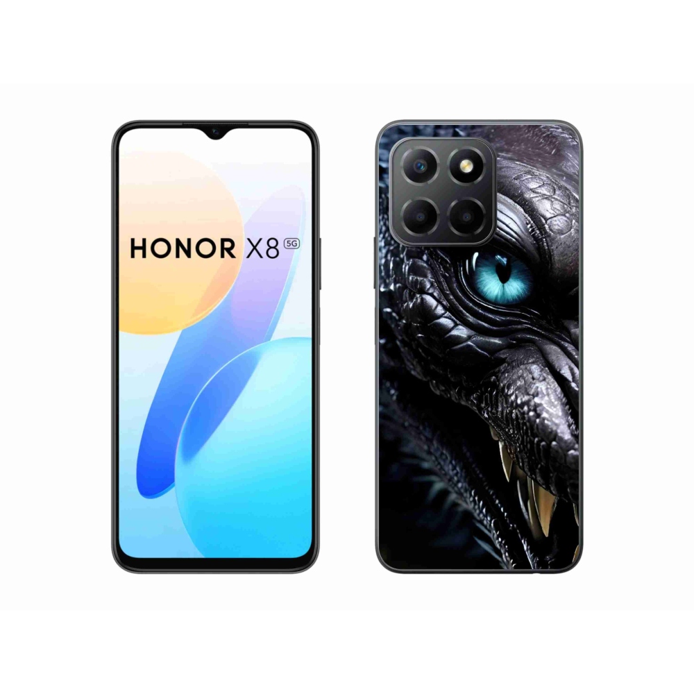 Gelový kryt mmCase na Honor X8 5G/Honor 70 Lite - dračí pohled