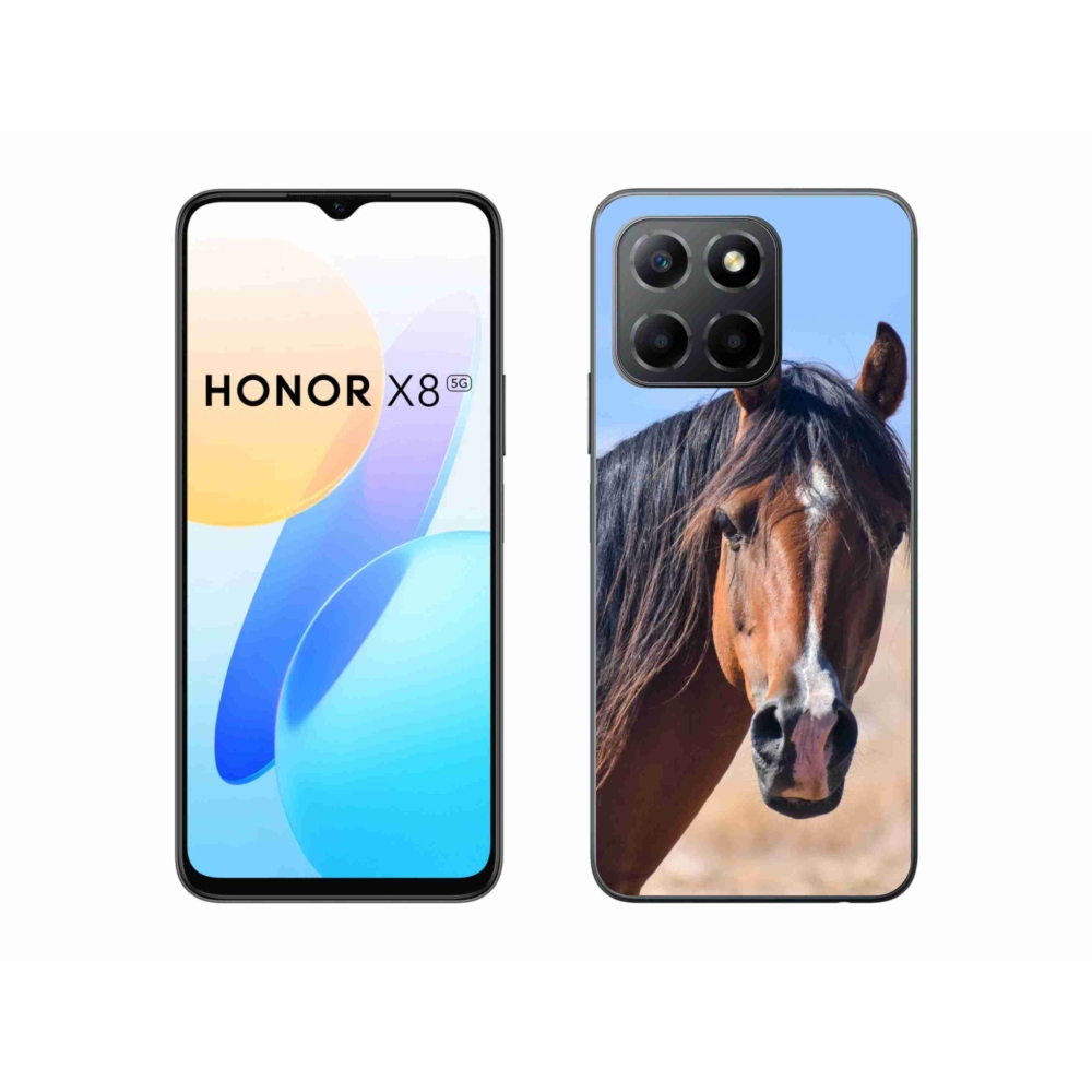 Gelový kryt mmCase na Honor X8 5G/Honor 70 Lite - klidný kůň