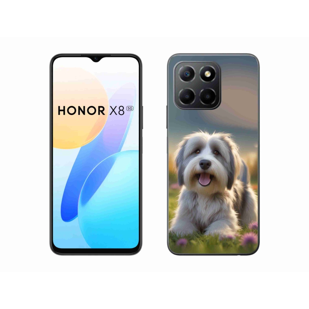 Gelový kryt mmCase na Honor X8 5G/Honor 70 Lite - roztomilý havanský psík
