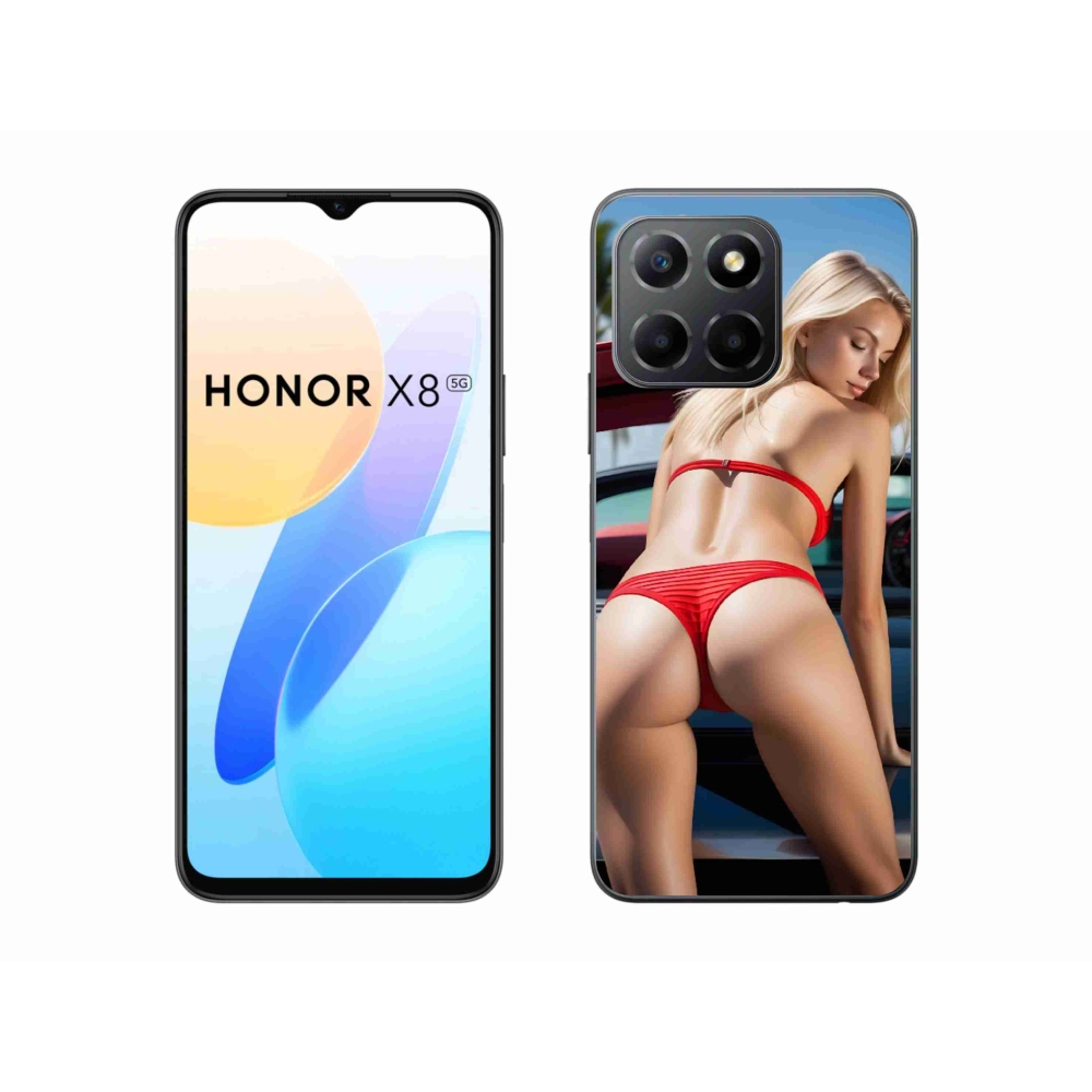 Gelový kryt mmCase na Honor X8 5G/Honor 70 Lite - sexy žena 2