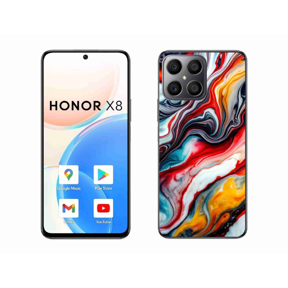 Gelový kryt mmCase na Honor X8 - abstraktní motiv 35