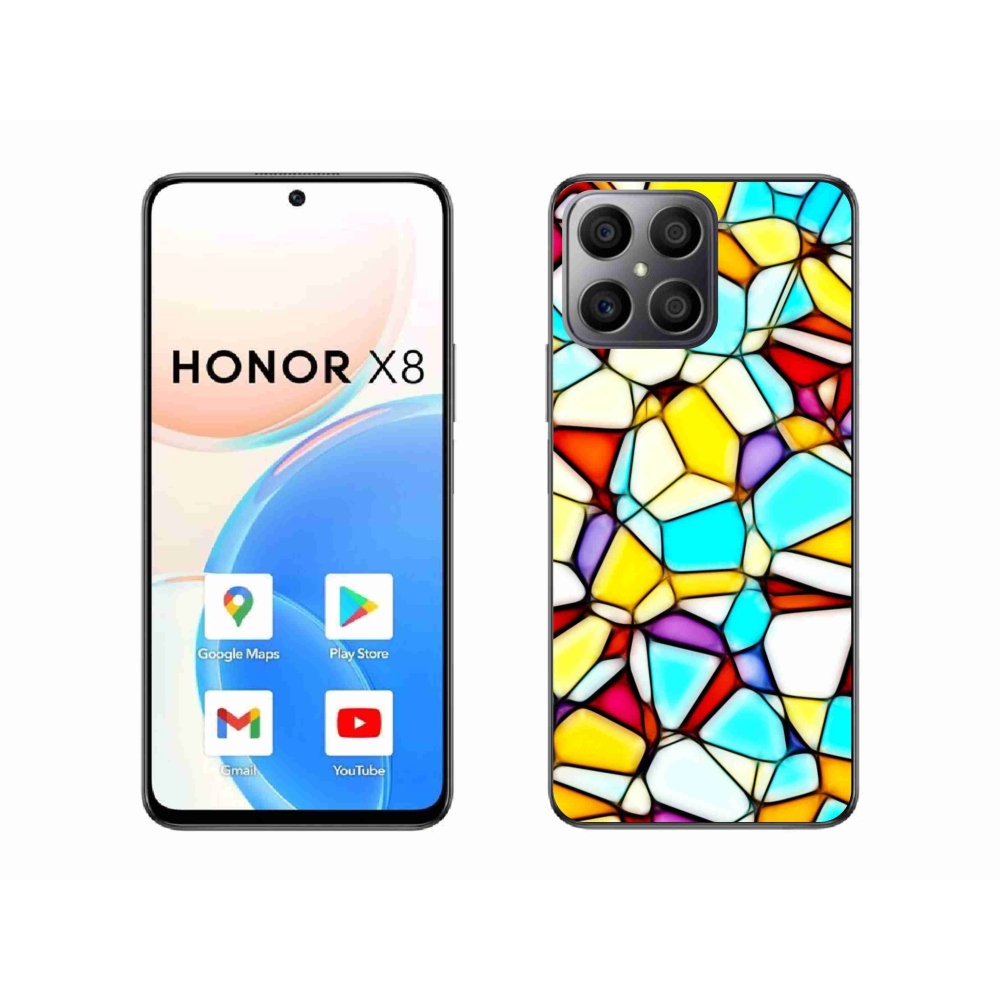 Gelový kryt mmCase na Honor X8 - abstraktní motiv 40