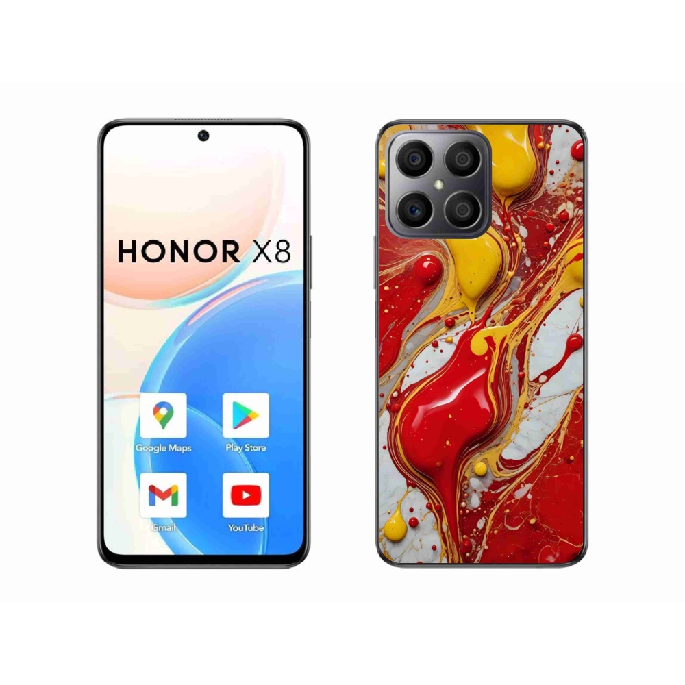 Gelový kryt mmCase na Honor X8 - abstraktní motiv 42