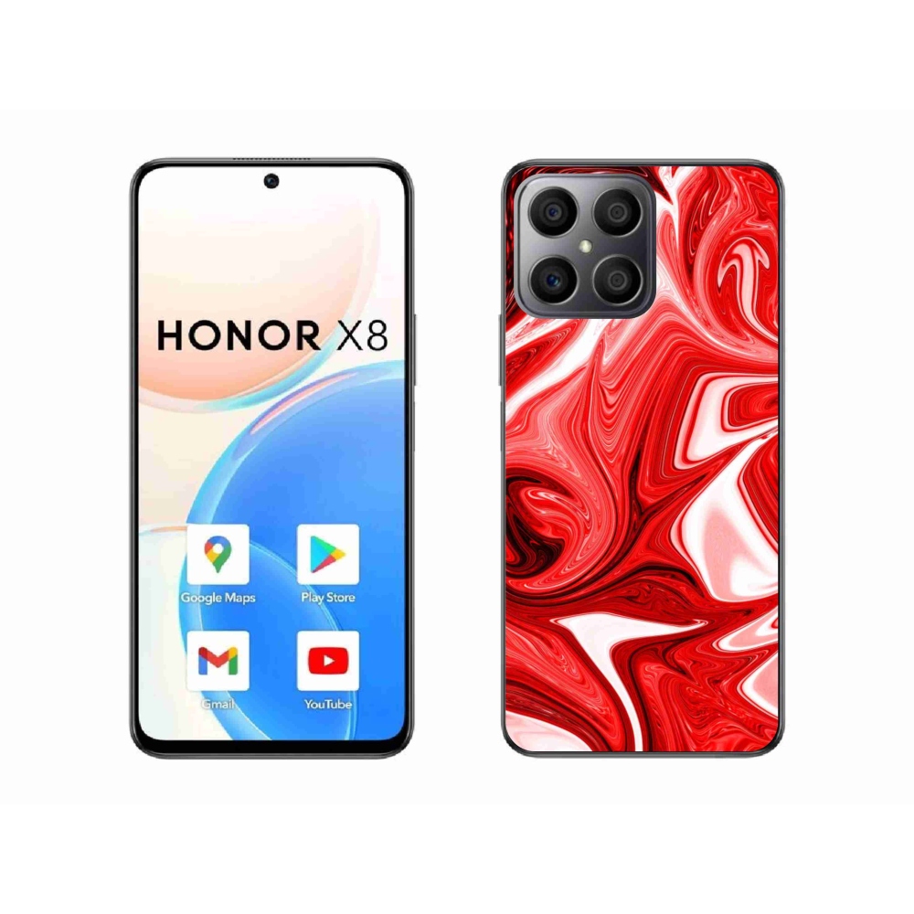 Gelový kryt mmCase na Honor X8 - abstraktní motiv 43