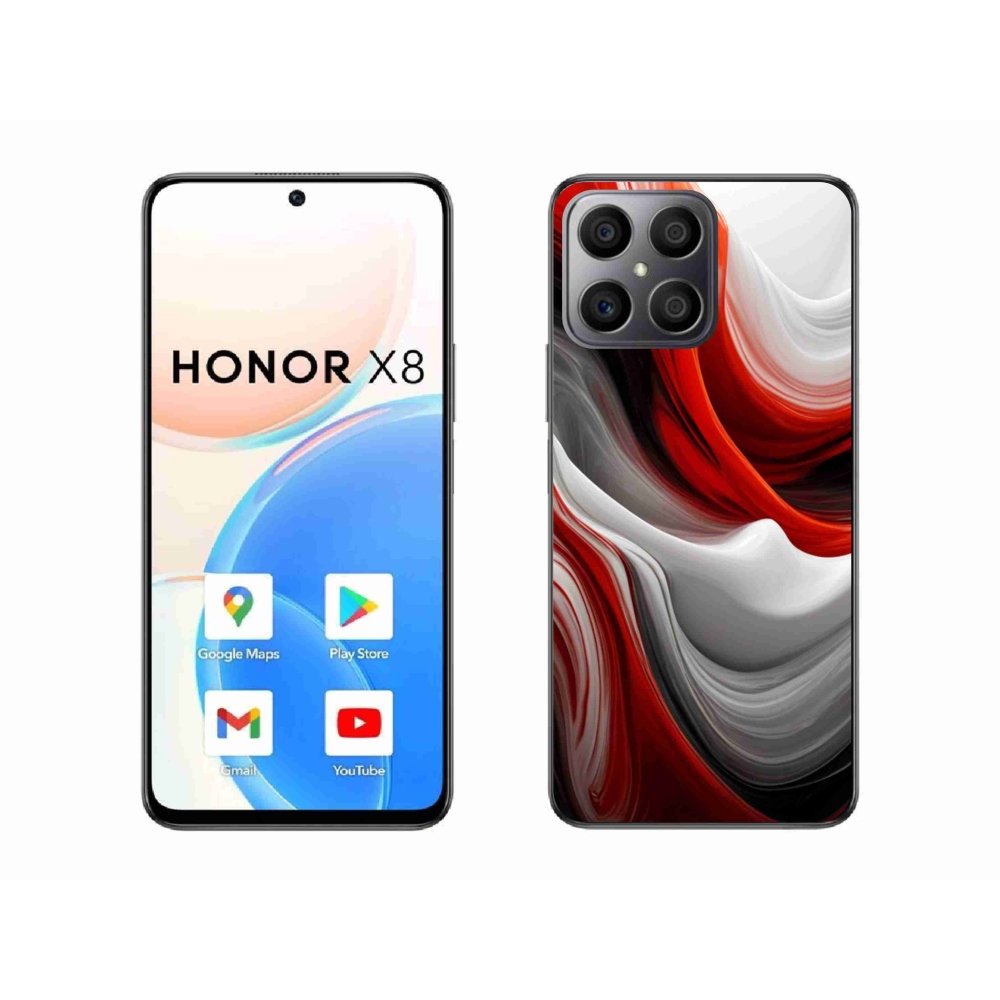 Gelový kryt mmCase na Honor X8 - abstraktní motiv 47