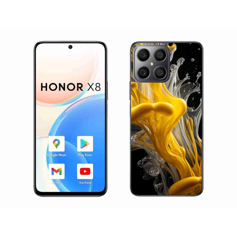Gelový kryt mmCase na Honor X8 - abstraktní motiv 48