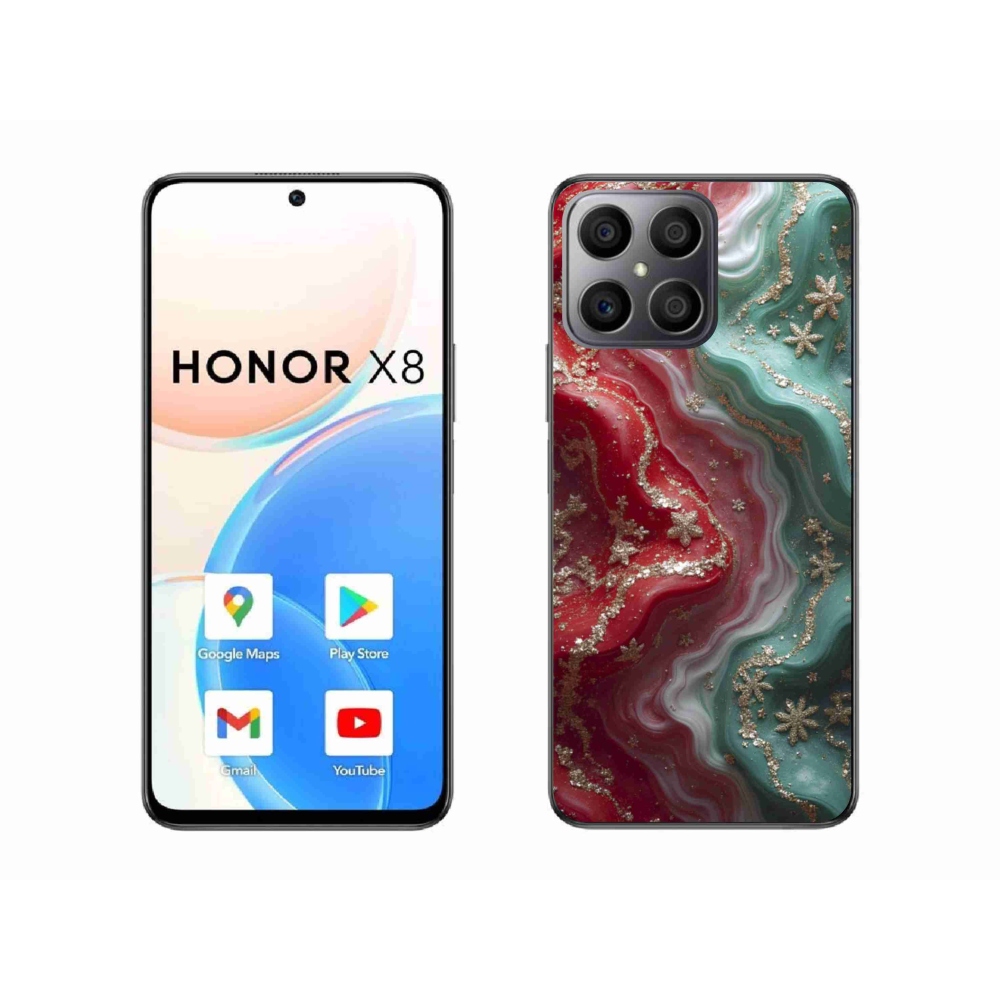 Gelový kryt mmCase na Honor X8 - abstraktní motiv 54