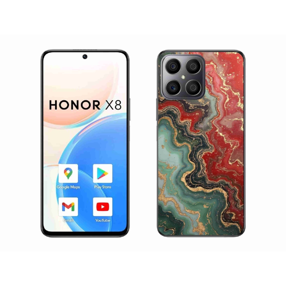 Gelový kryt mmCase na Honor X8 - abstraktní motiv 55