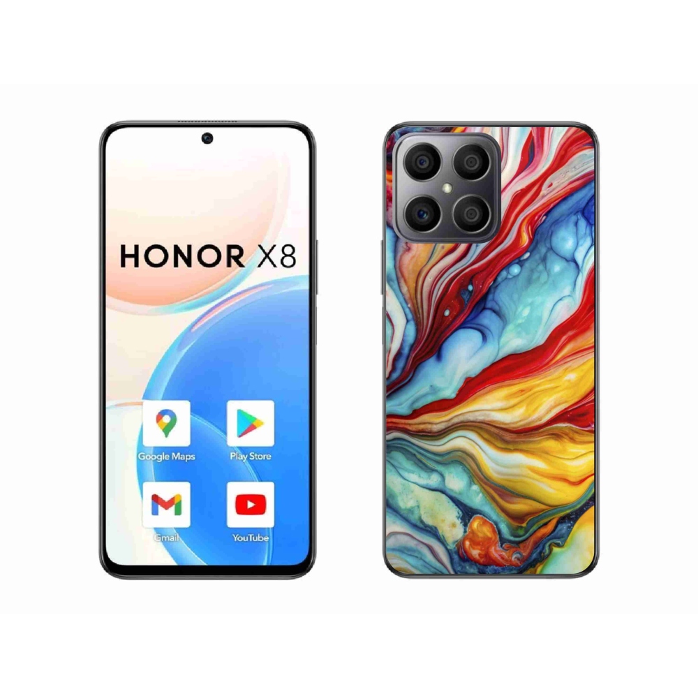 Gelový kryt mmCase na Honor X8 - abstraktní motiv 58