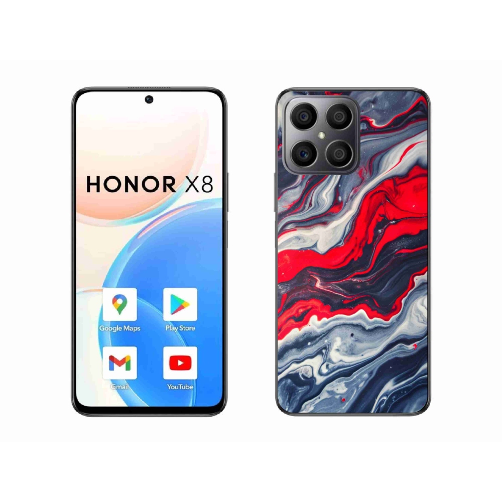 Gelový kryt mmCase na Honor X8 - abstraktní motiv 59
